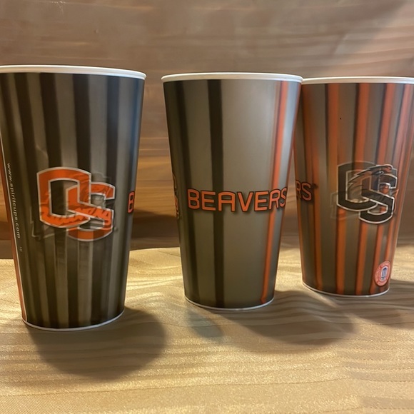 Oklahoma State University Beavers Capitol Cups Spirit Cups Set of 5 (used) - Picture 3 of 3